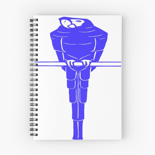Item preview, Enhanced Ara: Edited Version of Julie De Graag's Ara Stretched Blue Samurai Parrot designed and sold by TeachUrb.