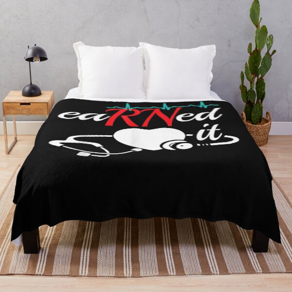 Item preview, Earned It RN Nurse Nursing Graduation designed and sold by ArthurClaessens.