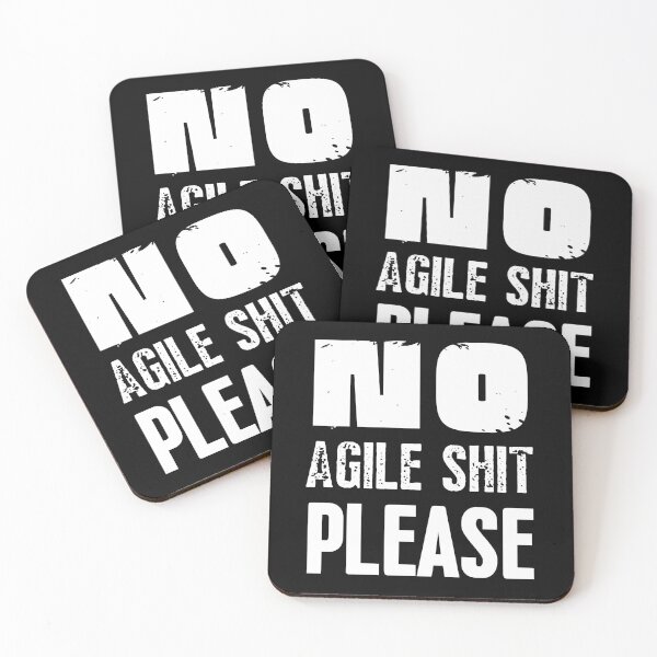 Item preview, No Agile Shit Please designed and sold by trendingatees.