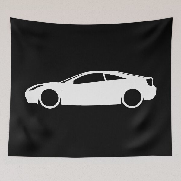 Item preview, Toyota Celica T230 white silhouette designed and sold by EdimDesign.
