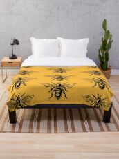 Honey Bee Throw Blanket