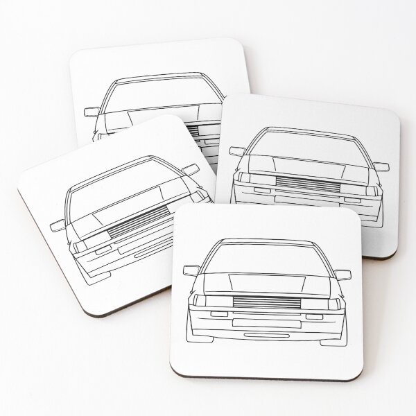Item preview, Toyota Corolla AE86 black lines designed and sold by EdimDesign.