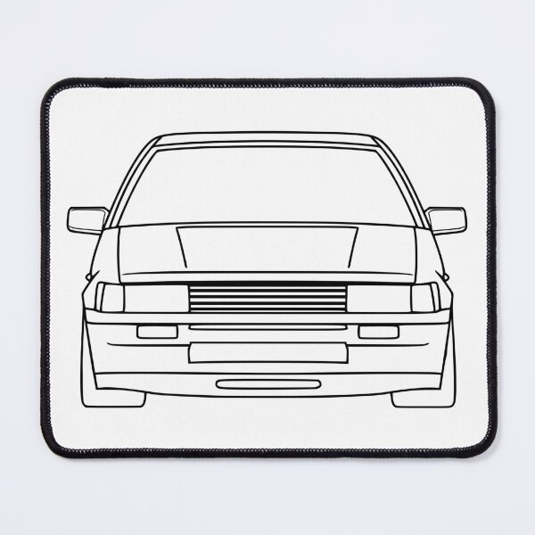 Item preview, Toyota Corolla AE86 black lines designed and sold by EdimDesign.