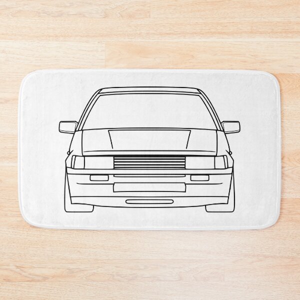 Item preview, Toyota Corolla AE86 black lines designed and sold by EdimDesign.