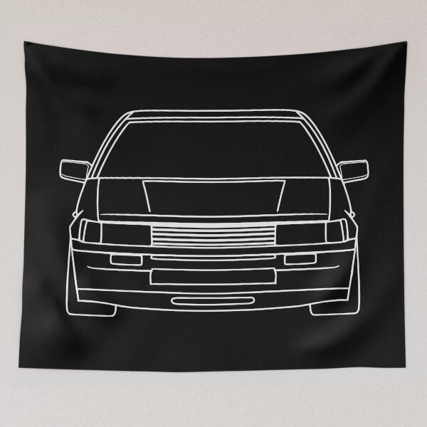 Item preview, Toyota Corolla AE86 white lines designed and sold by EdimDesign.