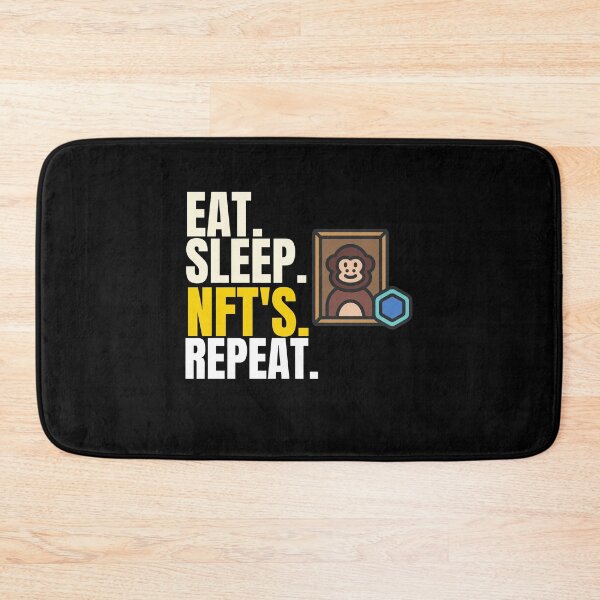 Item preview, Eat sleep crypto NFT'S repeat designed and sold by WaguinhoTex.