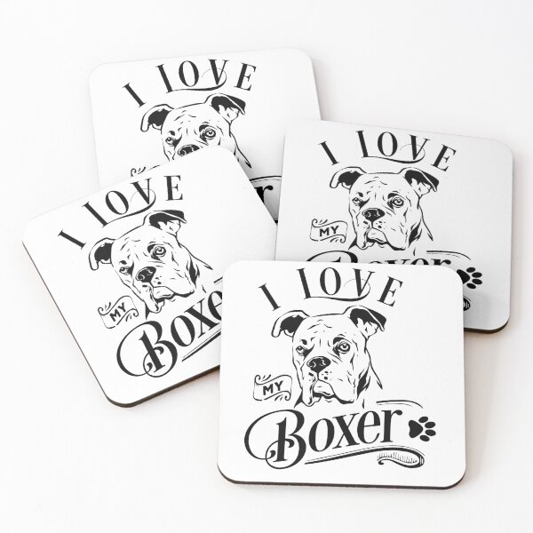 Item preview, i love my boxer - dog lovers designed and sold by JaMatt1983.