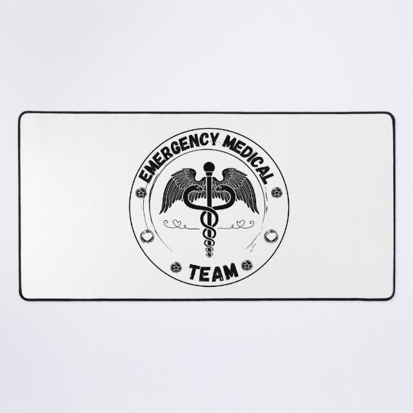 Item preview, Emergency Medical Team - Distressed Round Design designed and sold by med-artist.