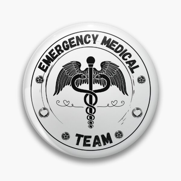 Item preview, Emergency Medical Team - Distressed Round Design designed and sold by med-artist.