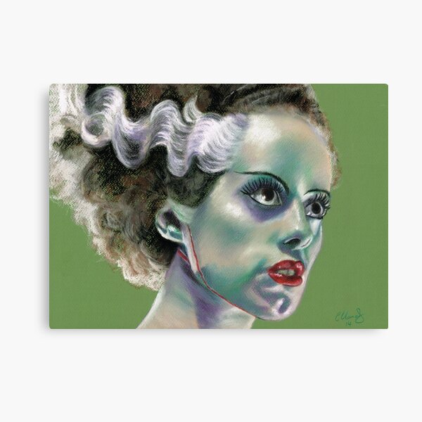 The Bride of Frankenstein Canvas Print