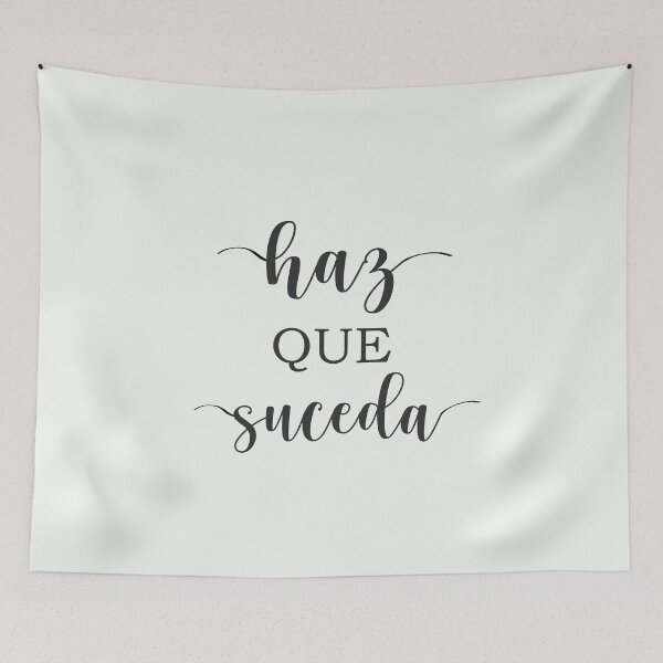 Item preview, Haz que suceda, cita española designed and sold by Aryam Quotes.