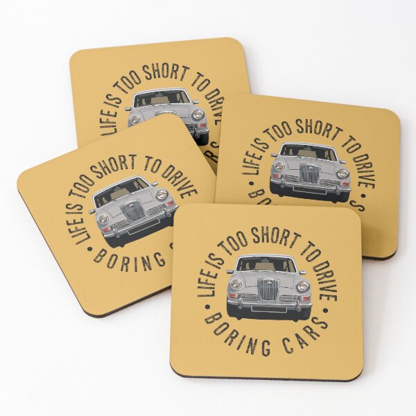 Item preview, Life is too short to drive boring cars - Wolseley Hornet grey designed and sold by knappidesign.