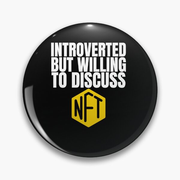 Artikelvorschau, Introvertiert, aber bereit, NFTs zu diskutieren entworfen und verkauft von WaguinhoTex.