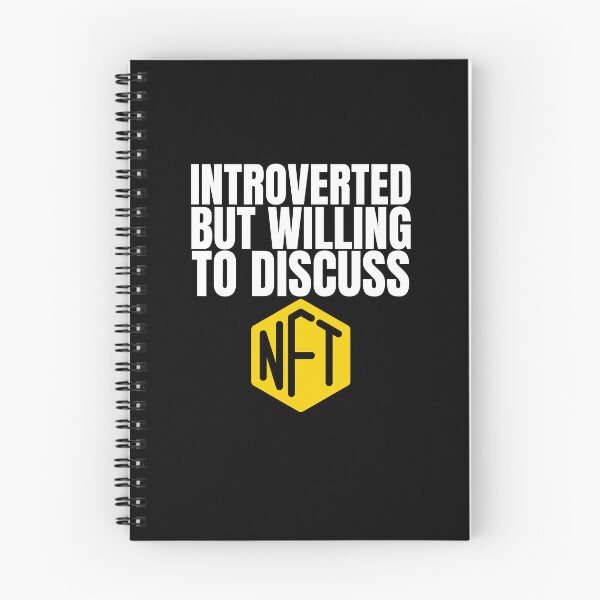 Item preview, Introverted but Willing to discuss NFT'S designed and sold by WaguinhoTex.