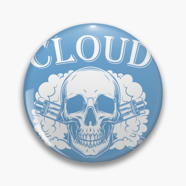 Item preview, Cloud Master Skull Vaping  T-Shirt designed and sold by BarbaraNasucin.