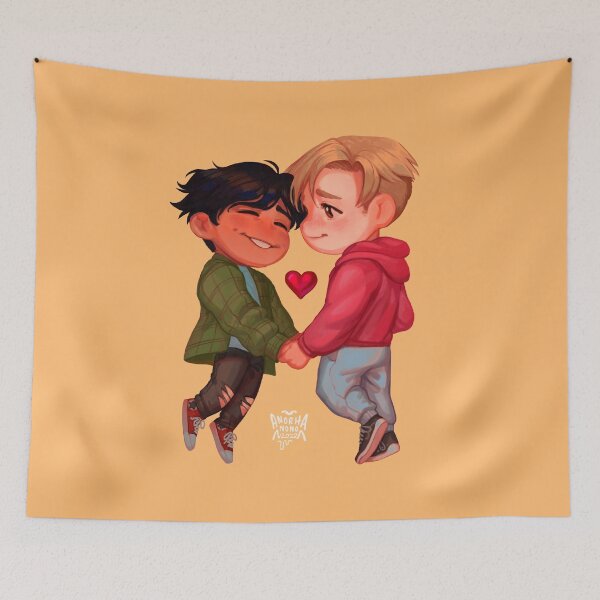Item preview, Heartstoppers Fan Art - Nick and Charlie designed and sold by AliceOsemanFan.