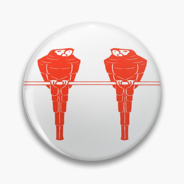 Item preview, Enhanced Aras: Edited Version of Julie De Graag's Ara Stretched Red Samurai Parrot Pattern designed and sold by TeachUrb.