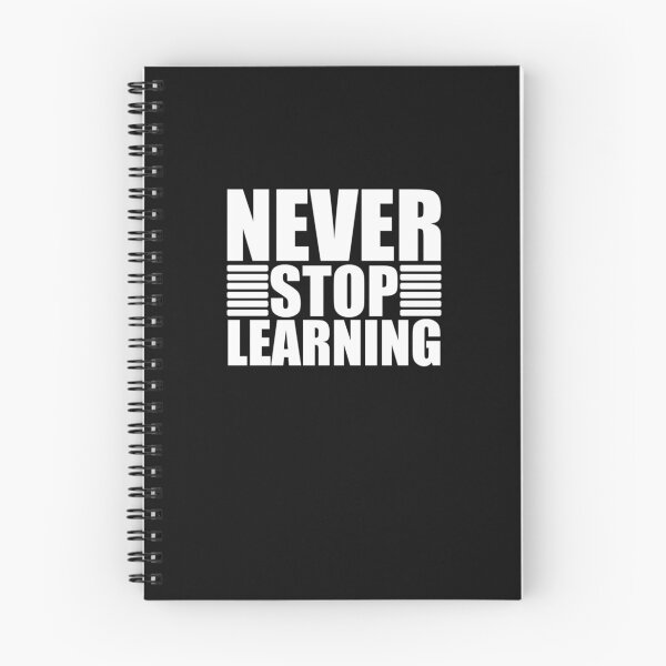 Item preview, never stop learning up  and motivational  t-shirt design Active T-Shirt designed and sold by PhilipSchrode.
