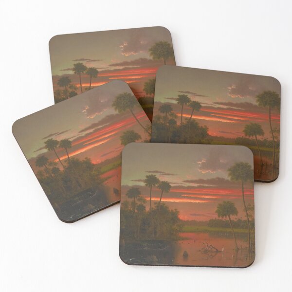 Item preview, Great Florida Sunset by Martin Johnson Heade 1887 designed and sold by Vintage Wall Art.