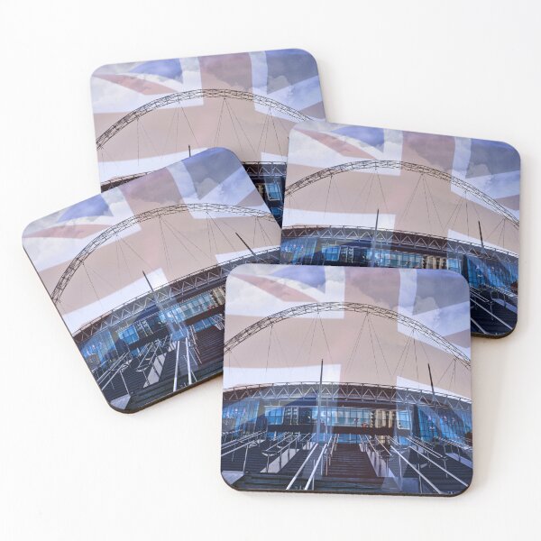 Item preview, Wembley Stadium with faded Union Jack designed and sold by Ann Biddlecombe.