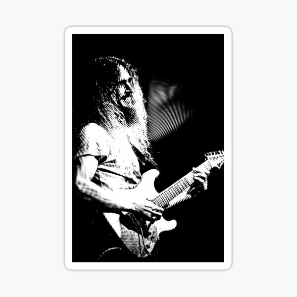 “Guthrie Govan” Sticker by MickeyThunder | Redbubble