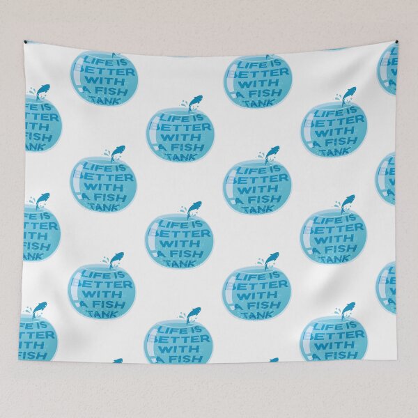 Item preview, Life Is Better With A Fish Tank (Blue) designed and sold by Vimbuy.