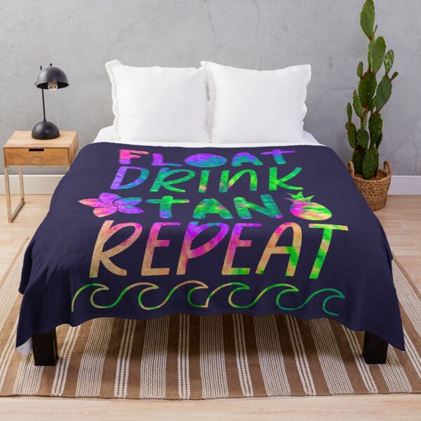 Item preview, Float Drink Tan Repeat Summer Beach designed and sold by SunfullyYours.