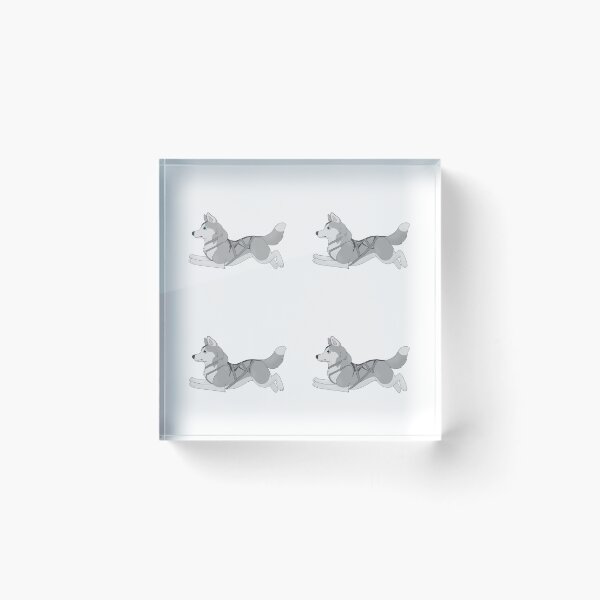Item preview, Chibi Siberian Husky - Silver with Blue eyes designed and sold by Cynthiaetal.