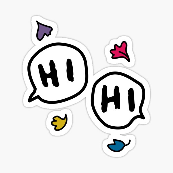 Vista previa del artículo con la obra «Hearstopper hola hola», diseñado y vendido por Halla-Merch.