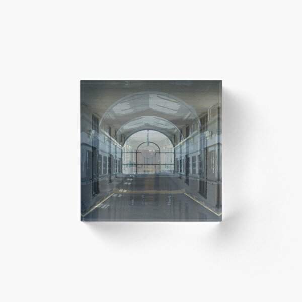 Windows in Corridors Walls Within Halls Acrylic Block