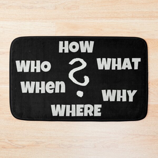 Item preview, how who what when why where designed and sold by Bee-Keej8.