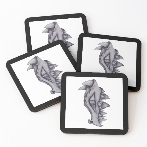 Item preview, Dragon Skull B&N 2 Posavasos (lote de 4) designed and sold by SergioEdna.
