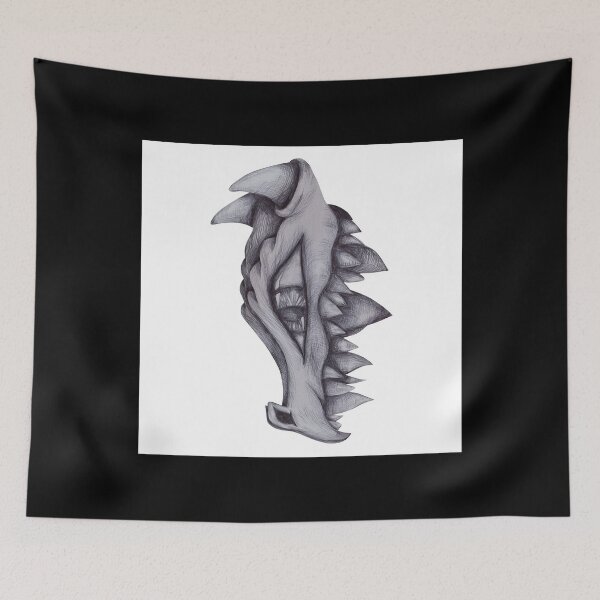 Item preview, Dragon Skull B&W 2 Coasters (Set of 4) designed and sold by SergioEdna.