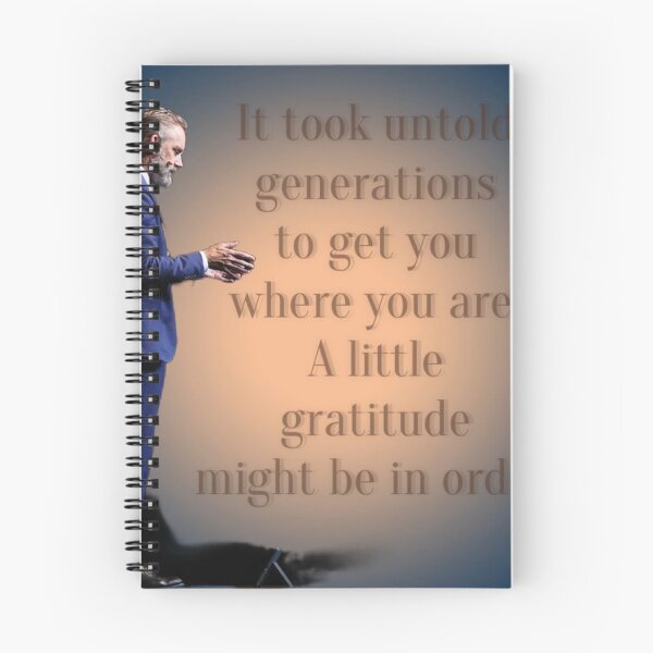 Item preview, Jordan Peterson ‘Gratitude’ designed and sold by Thirteencats.