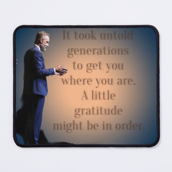 Item preview, Jordan Peterson ‘Gratitude’ designed and sold by Thirteencats.