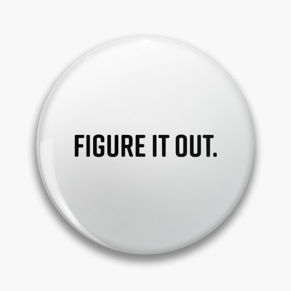 Item preview, Figure it Out Sticker designed and sold by SergioEdna.