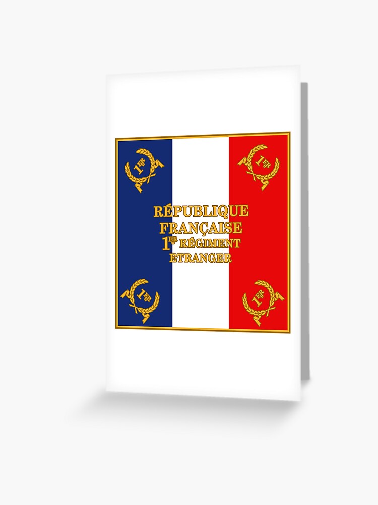 French Foreign Legion 1RE Flag Poster for Sale by sirglennbo