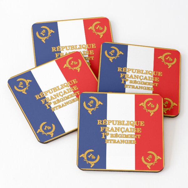 Item preview, French Foreign Legion 1RE Flag designed and sold by sirglennbo.