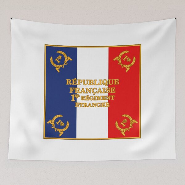 Item preview, French Foreign Legion 1RE Flag designed and sold by sirglennbo.
