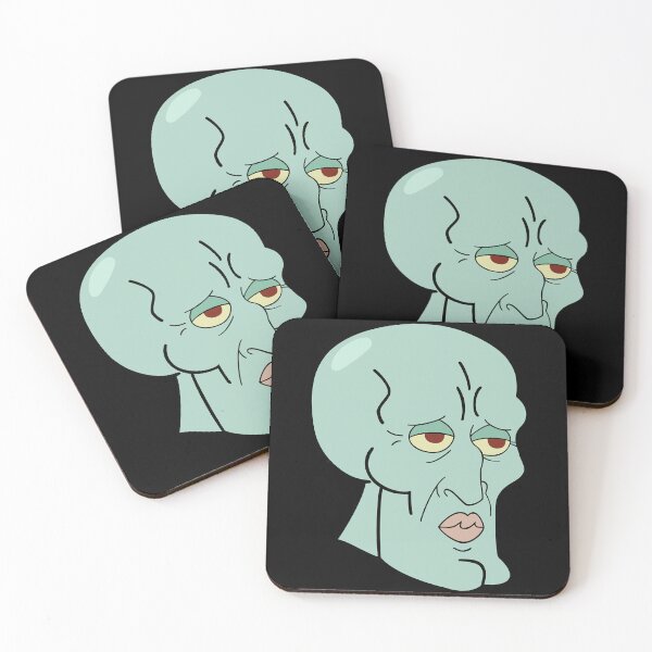Item preview, Handsome Squidward Head Sticker designed and sold by SergioEdna.