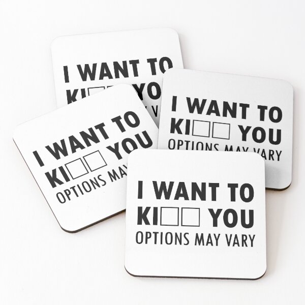 Item preview, I want to ki you -options may vary- designed and sold by SergioEdna.