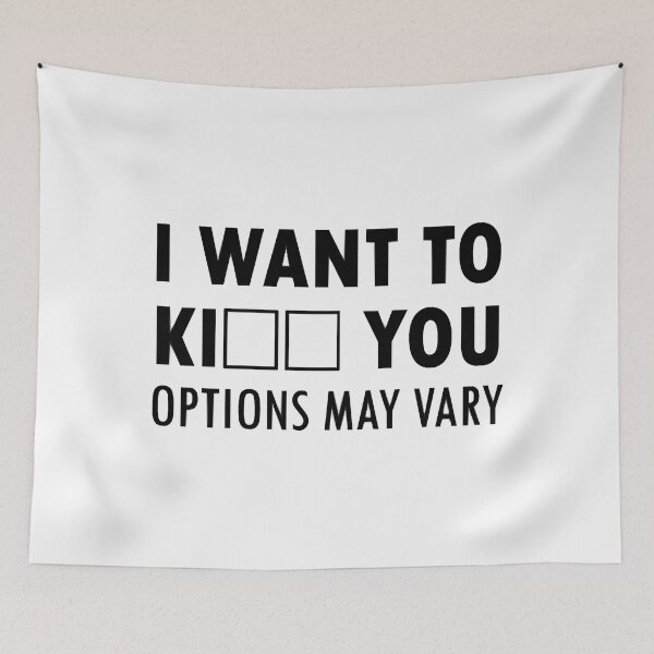 Item preview, I want to ki you -options may vary- designed and sold by SergioEdna.