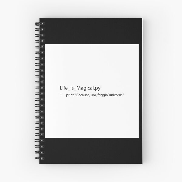 Artikelvorschau, Life_Is_Magical.py SCHWARZER TEXT Throw-Kissen entworfen und verkauft von SergioEdna.
