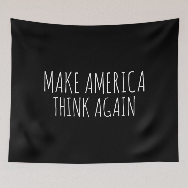 Item preview, Make America Think Again Opposed to Trump POTUS Gift Fitted Scoop designed and sold by SergioEdna.