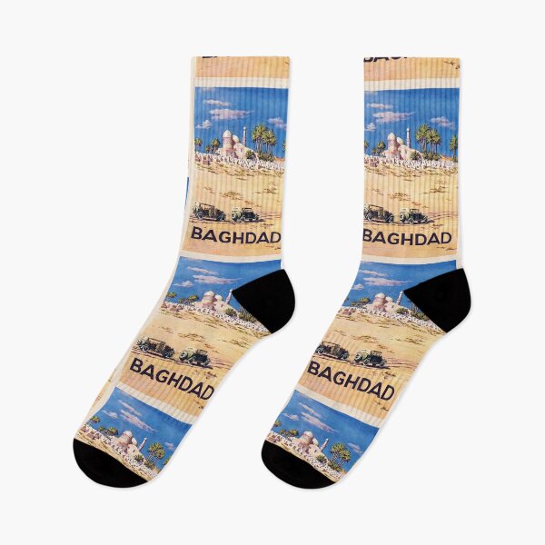 Item preview, Baghdad, Iraq - Retro vintage travel poster designed and sold by GreekTavern1979.