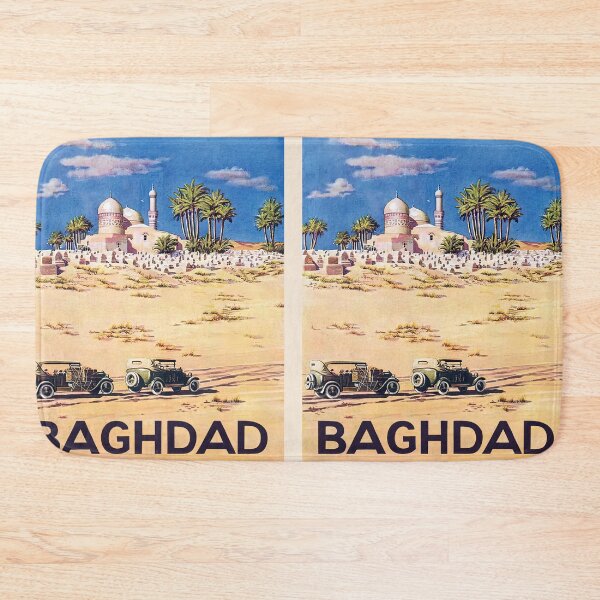 Item preview, Baghdad, Iraq - Retro vintage travel poster designed and sold by GreekTavern1979.