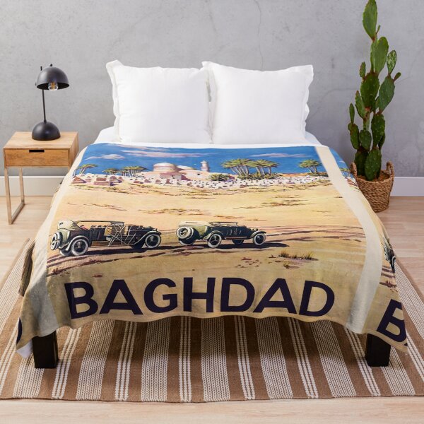 Item preview, Baghdad, Iraq - Retro vintage travel poster designed and sold by GreekTavern1979.