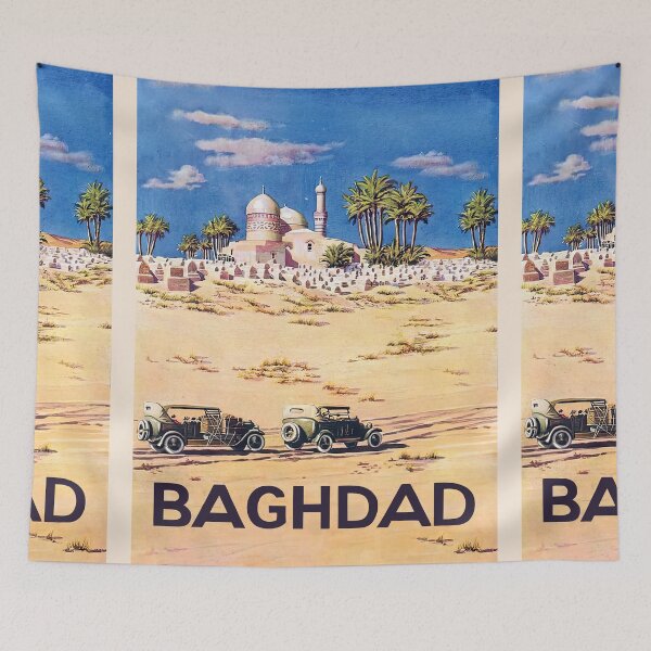 Item preview, Baghdad, Iraq - Retro vintage travel poster designed and sold by GreekTavern1979.