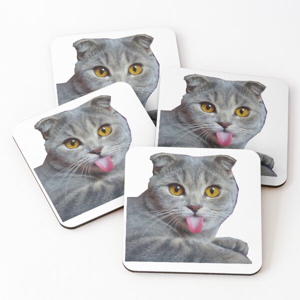 Item preview, Cute Funny cat (Funny) (gray ) designed and sold by Designer Forever ⭐⭐⭐⭐⭐.