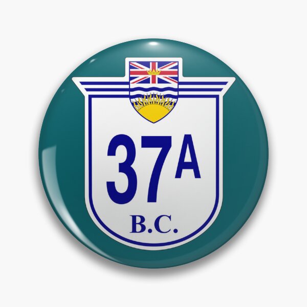 Item preview, BC Hwy 37A Stewart Highway, Glacier Highway  Highway Shield Sign   designed and sold by eranesbeataraun.
